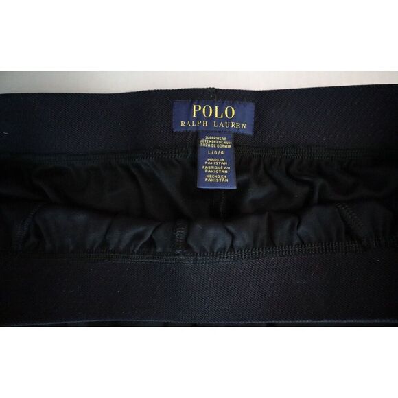 Polo Ralph Lauren PLCTJR Men's Sz Large Black Pajama Jogger Pants - Picture 4 of 14